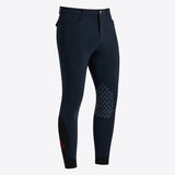 Cavalleria Toscana Reithose Herren PAUN22 Kniebesatz navy
