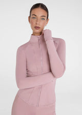 Aztec Diamond fitted Jacket Pink