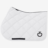 Cavalleria Toscana Springschabracke Diamond Quilted Jersey White