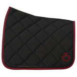 Cavalleria Toscana Dressurschabracke Diamond Quilted Jersey Black/Red HW25