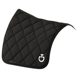 Cavalleria Toscana Dressurschabracke Diamond Quilted Jersey Black/White HW25