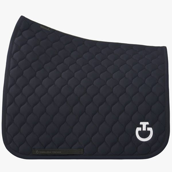 Cavalleria Toscana Dressurschabracke Circular Quilted Navy/ Navy