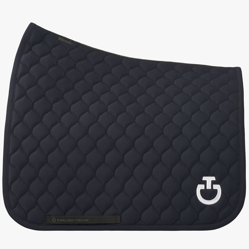 Cavalleria Toscana Dressurschabracke Circular Quilted Navy/ Navy