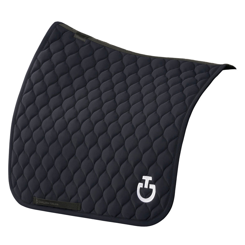 Cavalleria Toscana Dressurschabracke Circular Quilted Navy/ Navy