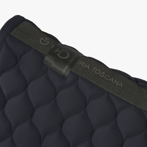 Cavalleria Toscana Dressurschabracke Circular Quilted Navy/ Navy