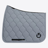 Cavalleria Toscana Dressurschabracke New Circular Quilted Jersey HW26 Blaugrau