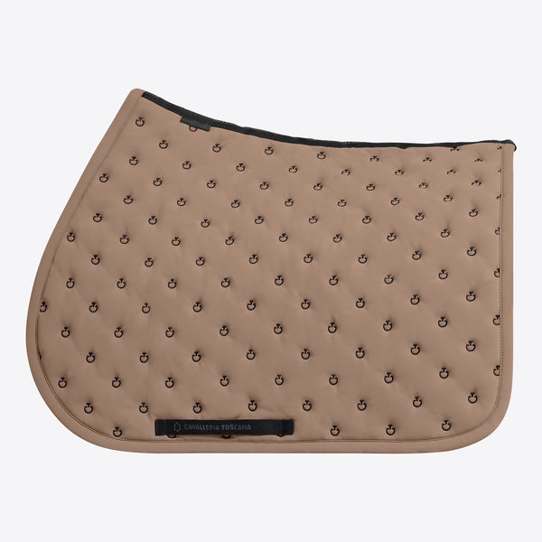 Cavalleria Toscana Springschabracke Embroidery Quilted Walnut/Black HW25
