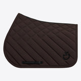 Cavalleria Toscana Springschabracke Diamonds and Lines Quilted HW26 Cacao