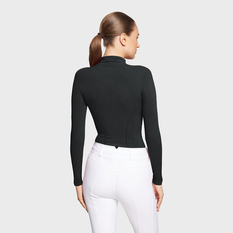 Samshield Damen Turtle Neck Alicia Seamless Black HW24