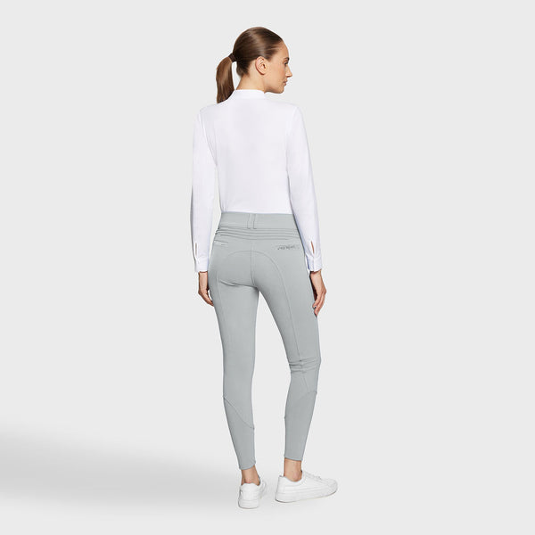 Samshield Damenreithose Clara Premium Kneegrip Pearl Grey HW24