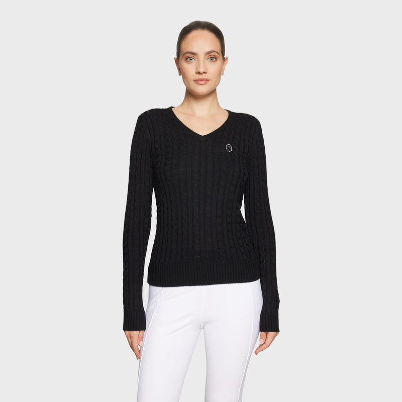 Samshield Damen Pullover Lisa Black Silver HW24