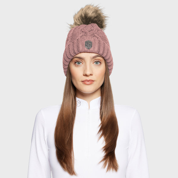 Samshield Beanie Nora Crystal Intarsia Blush Pink HW25