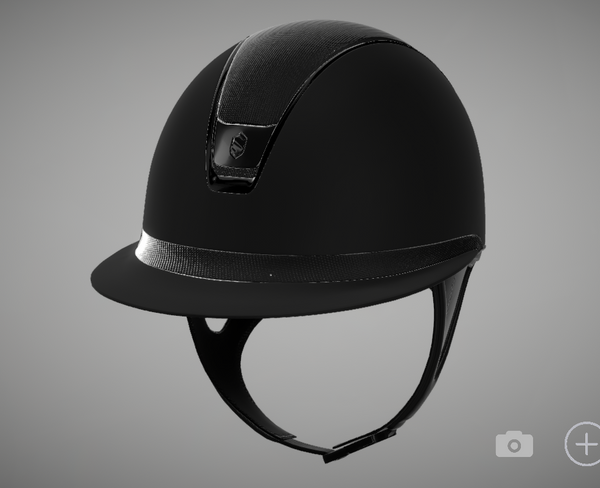 Samshield Reithelm Miss Shield 2.0 Shadowmatt Black Shimmer Black