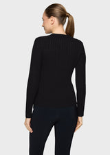 Samshield Damen Pullover Lisandra Twisted L/S FW26 Black