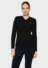 Samshield Damen Pullover Lisandra Twisted L/S FW26 Black