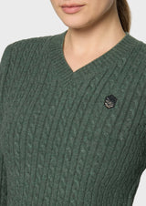 Samshield Damen Pullover Lisandra Twisted L/S FW26 Dark Forest