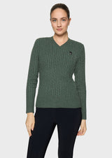 Samshield Damen Pullover Lisandra Twisted L/S FW26 Dark Forest