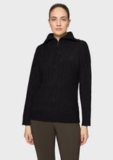 Samshield Damen Pullover Suzanne Twisted L/S HW26 Black