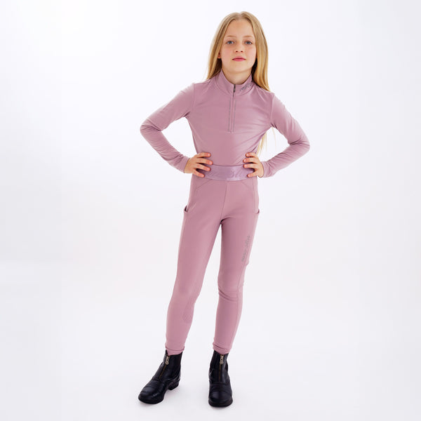 EuroStar Kinderreithose ESImpress FullGrip Winter Elderberry HW25