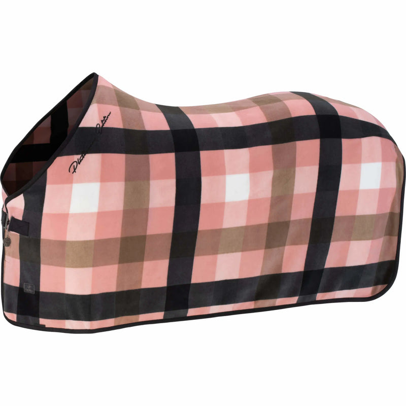 Eskadron Abschwitzdecke Fleece Check Platinum 25 bunt