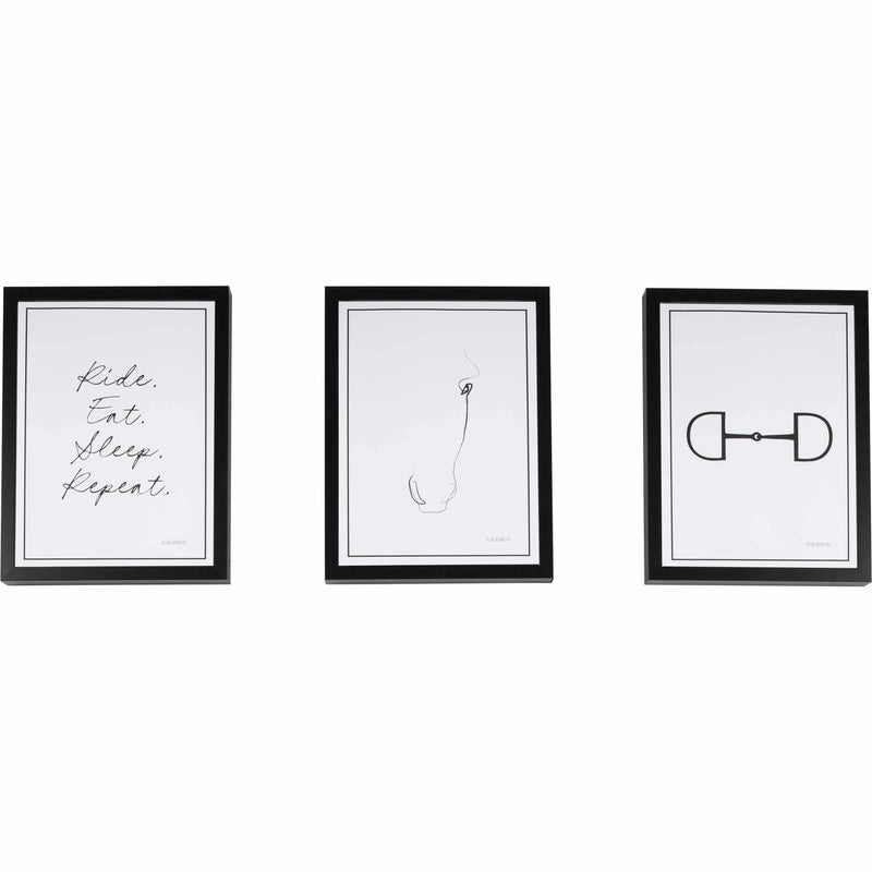 Eskadron Wandbilder Set OF 3 Platinum 25