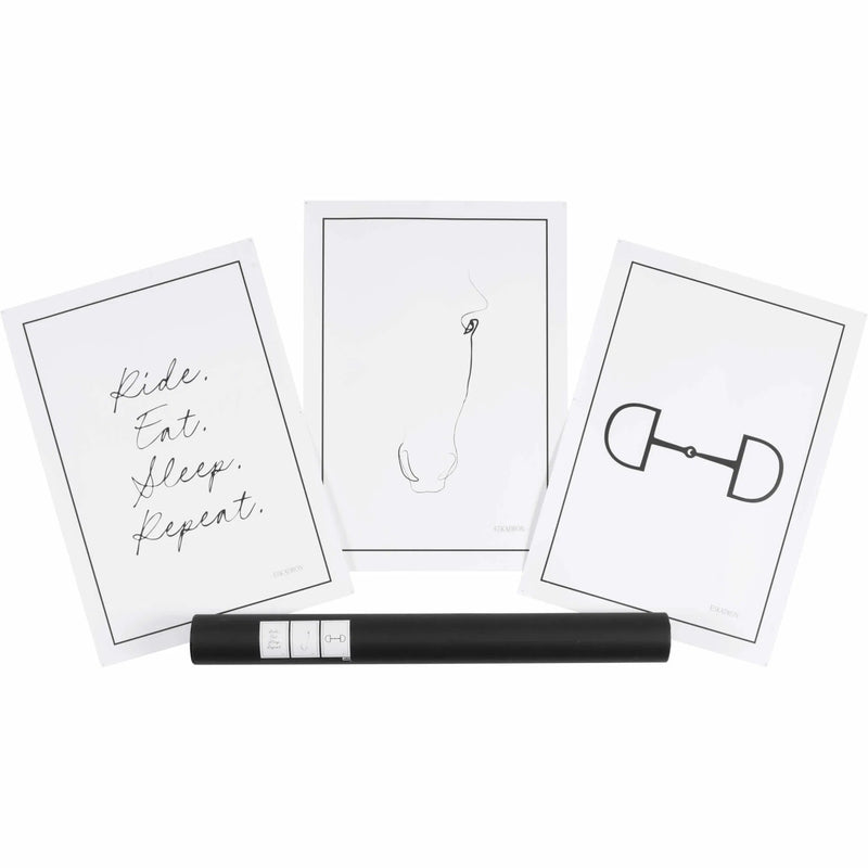 Eskadron Wandbilder Set OF 3 Platinum 25