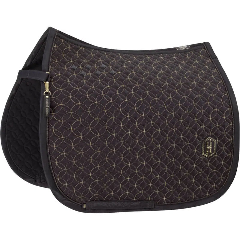 Eskadron Dressurschabracke Highgloss Contrast Heritage 25/26 Black Truffle