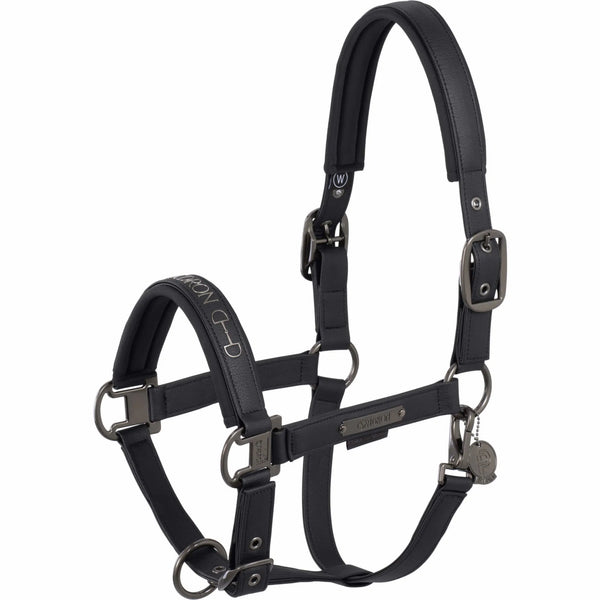 Eskadron Halfter Faux Leather Double Pin Platinum 25 Black