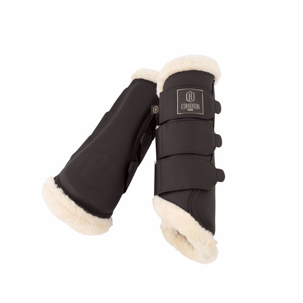 Eskadron Gamaschen Faux Leather FF Heritage 25/26 Black Truffle