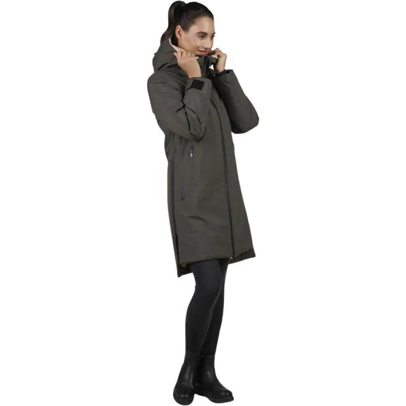 Pikeur Damen Regenmantel Teddy Sports Deep Khaki HW25
