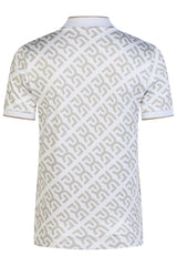Pikeur Damenshirt Zip Polo The Core Print White/ Frosted Sage FS26