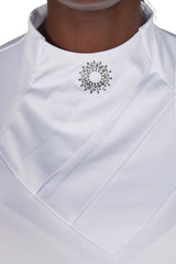 Pikeur Damen Turniershirt Plastron Selection Weiß FS26