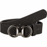 Pikeur Gürtel 3 Buckles Black FS25