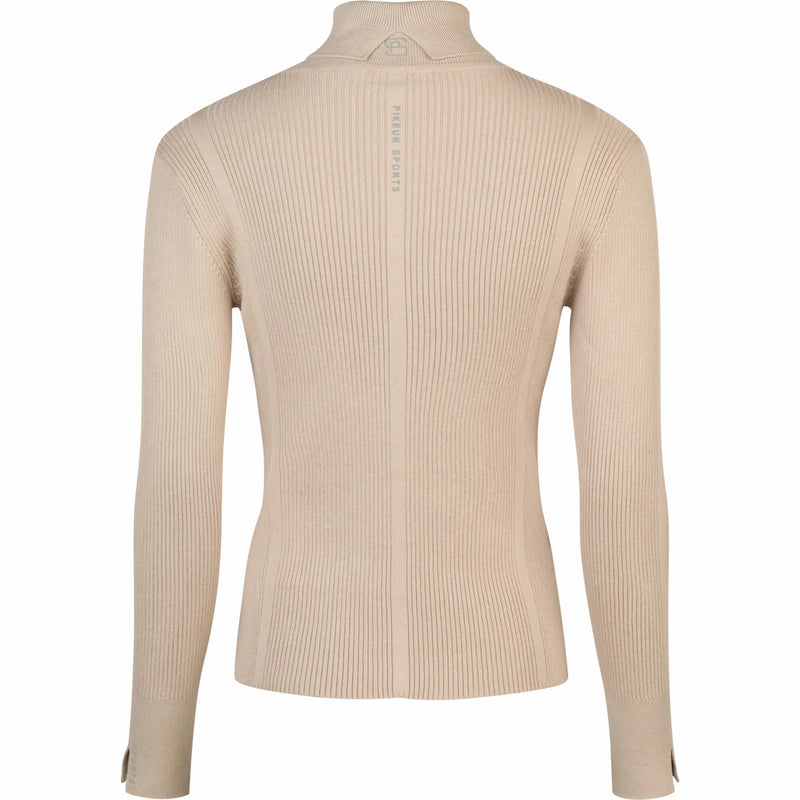 Pikeur Knitted Roll Neck Pale Grey HW25