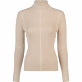 Pikeur Knitted Roll Neck Pale Grey HW25