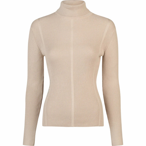 Pikeur Knitted Roll Neck Pale Grey HW25