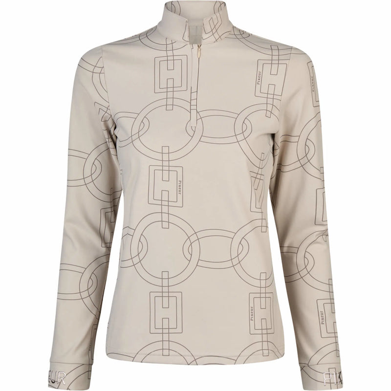 Pikeur Zip Shirt Selection Pale Grey HW25