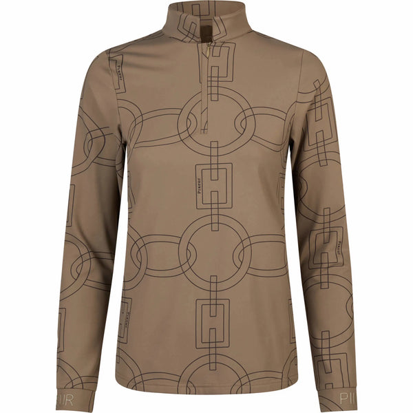 Pikeur Zip Shirt Selection Slate Brown HW25