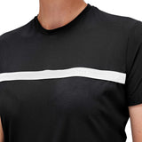 Cavalleria Toscana Damen T-Shirt Jersey Mesh Logo tape black